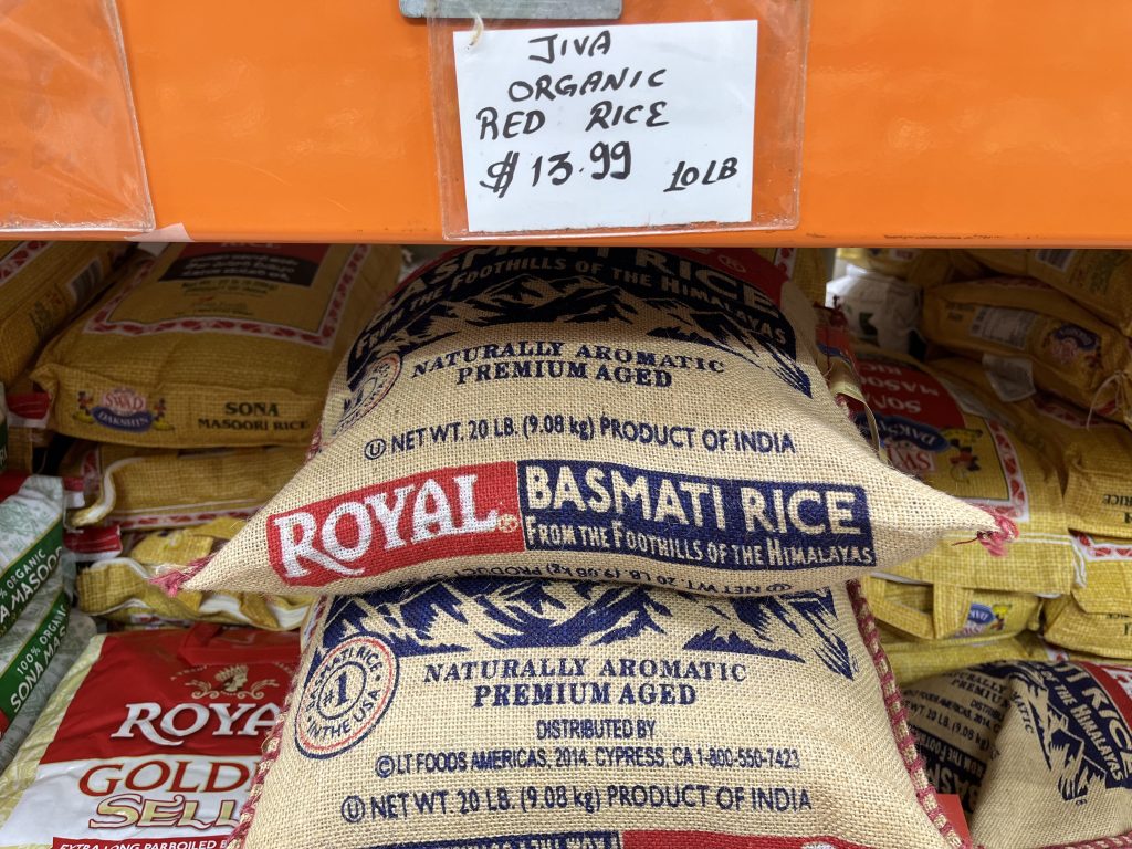 20lb bag of basmati rice for sale