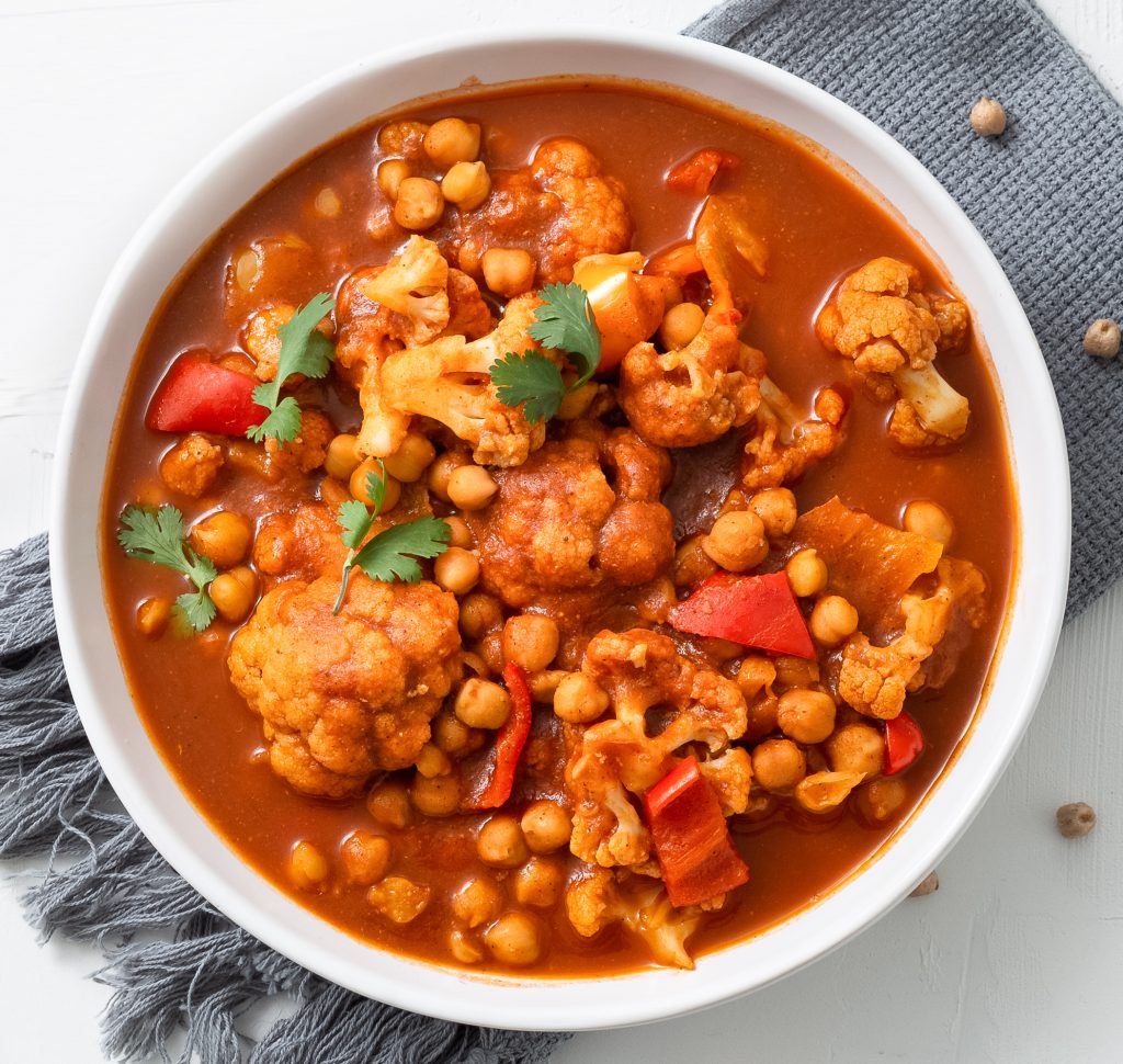 Chana Masala with Rice