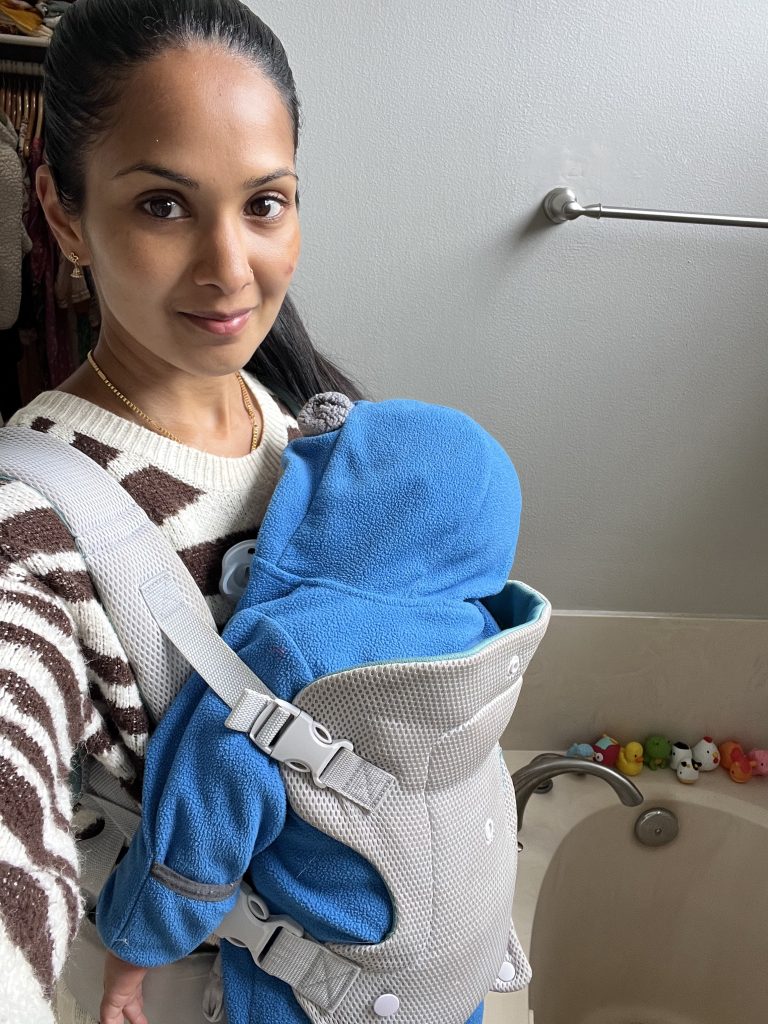 Must-haves for new moms: Infantino baby carrier